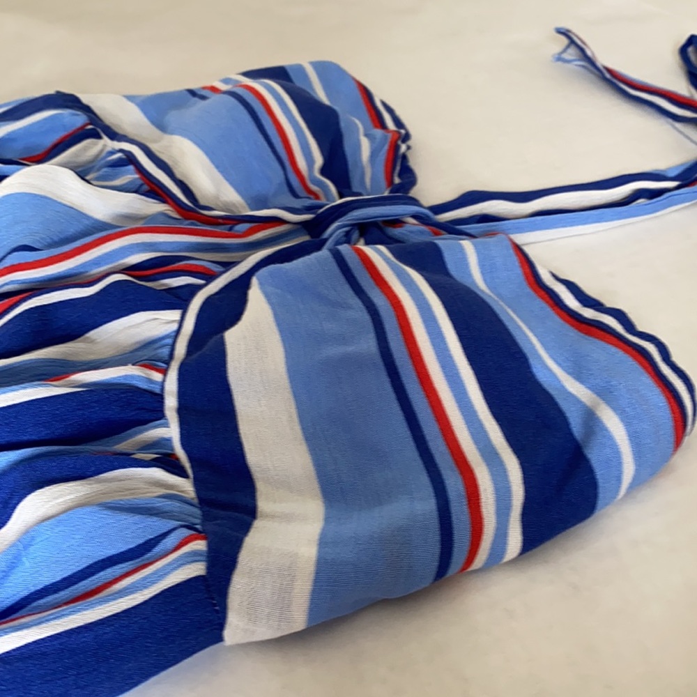 Striped halter maxi dress - Picture 5 of 6